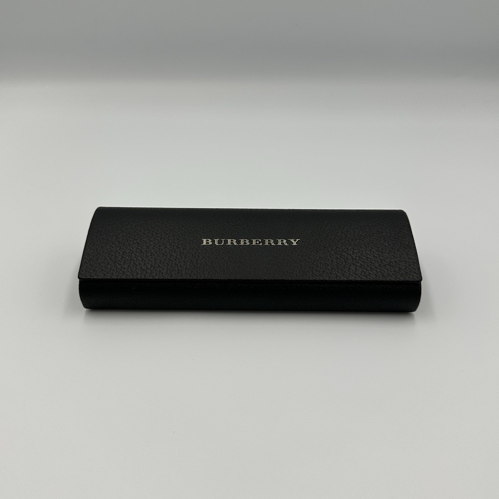 BURBERRY Eyeglasses Sunglasses Hard Case Black Authentic