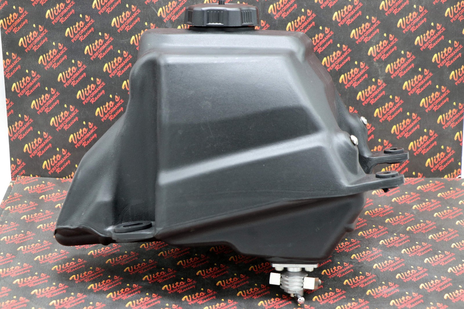 NEW Yamaha Banshee GAS TANK + fuel cap + Vito's dual outlet HIGH FLOW PETCOCK
