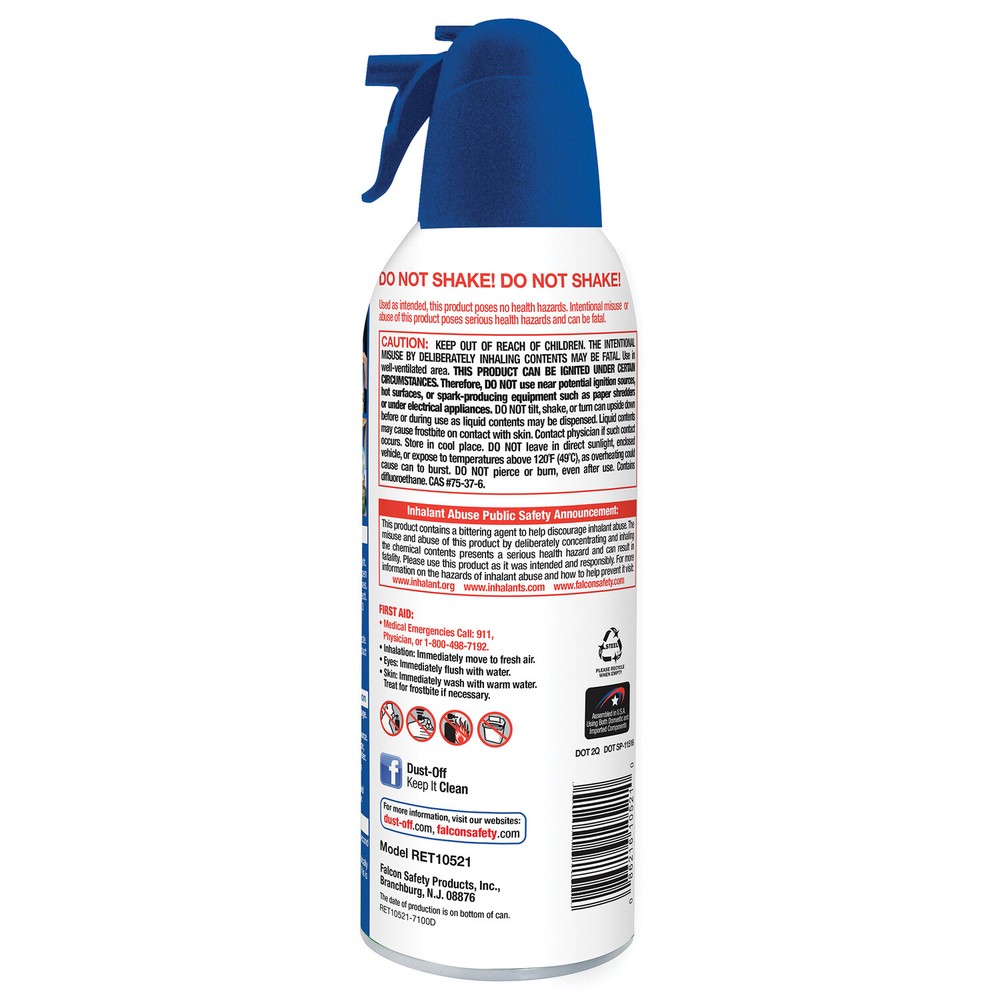 DUST-OFF RET10522 Compressed Gas Duster (2 Pack)