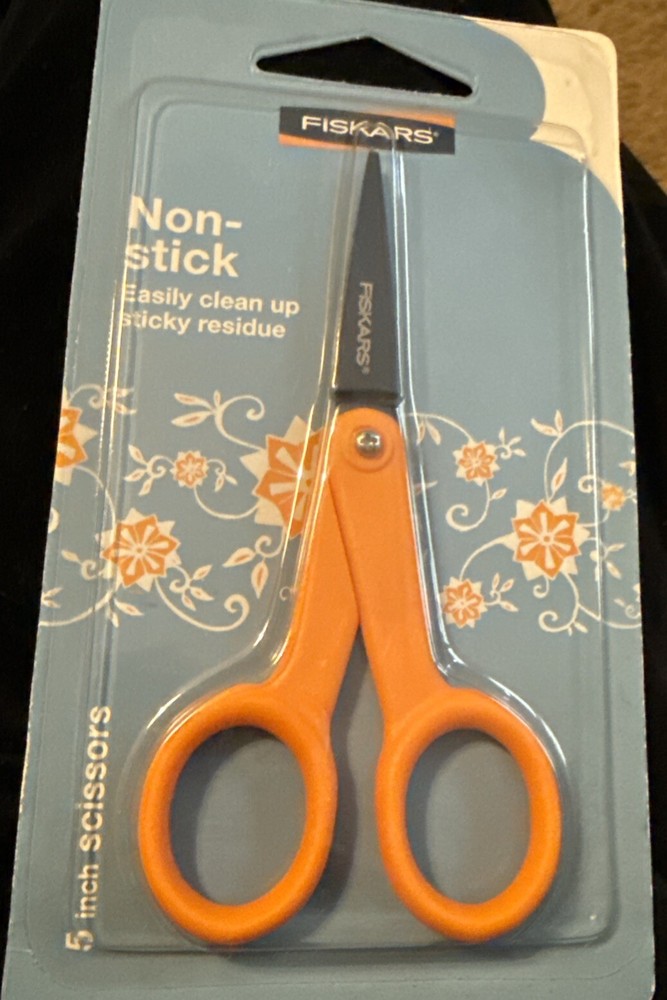Fiskars No.5 Non-Stick Scissors NEW !