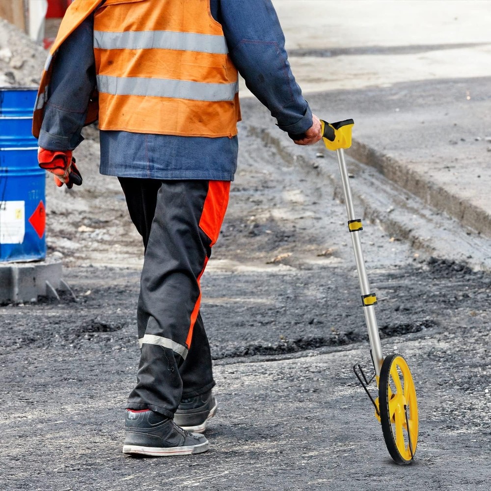 Compact High Precision Measuring Wheel - Perfect for Construction & Landscaping
