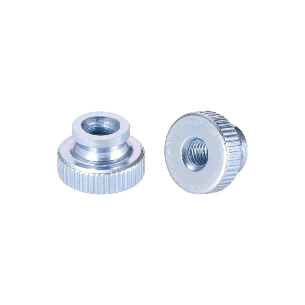 20pack Knurled Thumb Nuts M4x0.7mm Iron Round Knobs Fastener for 3D Printer