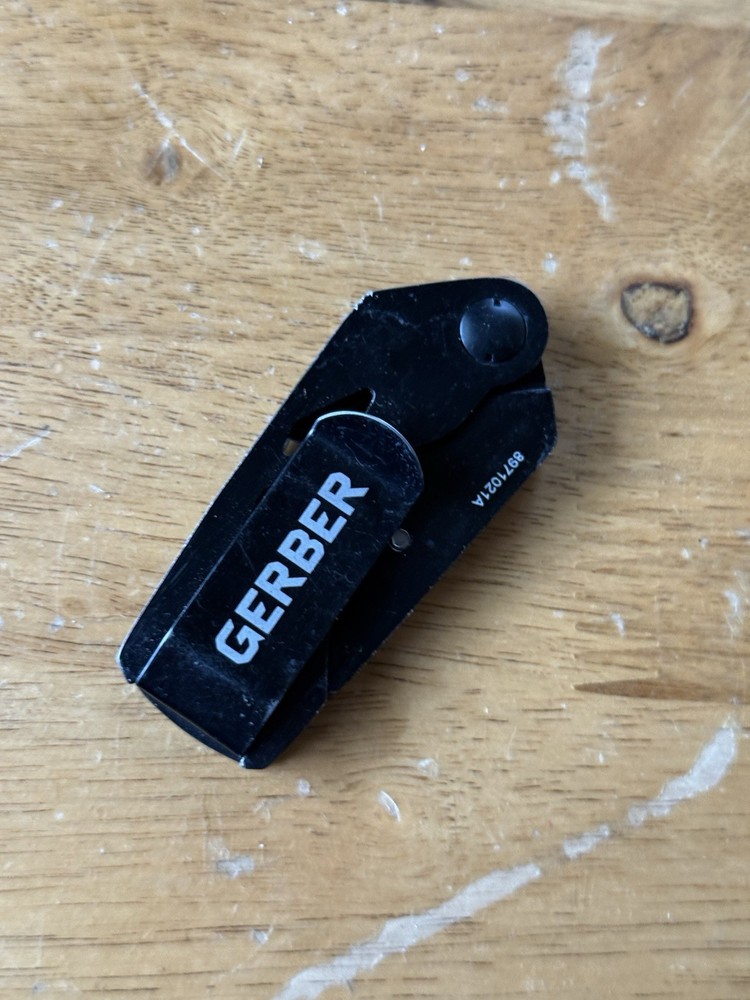 Gerber EAB E.A.B. Lite Black Folding Utility Blade Knife EDC Razor Cutter Used