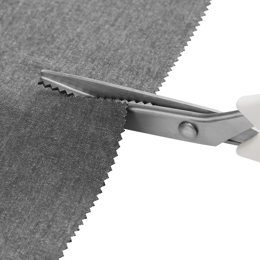 Fri4Free 9 Inch Pinking Shears Zig Zag Fabric Cutting Scissors Sharp Grip