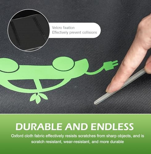 EV Charging Cable Storage Bag, Waterproof Car Tools Cable Bag, Portable