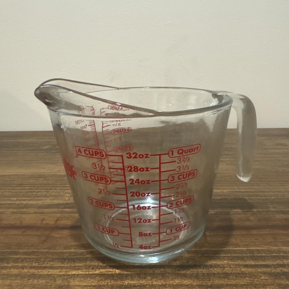 4 Cup Measuring Cup Anchor Hocking Glass