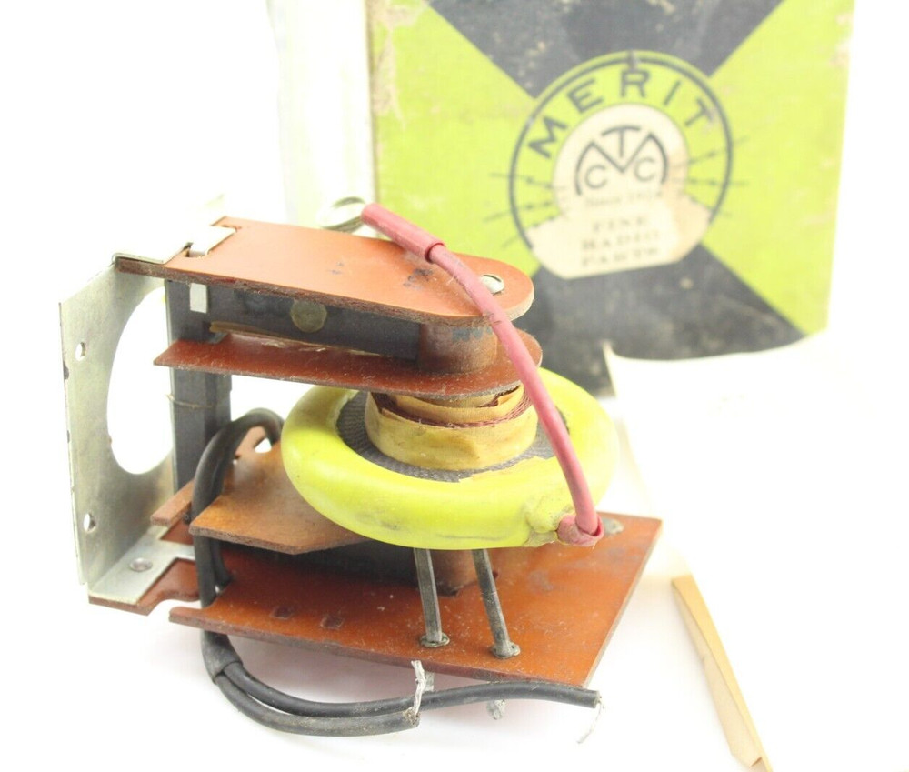 NOS Merit HVO-47 Horizontal Output Transformer Exact Replacement HOFFMAN 5156