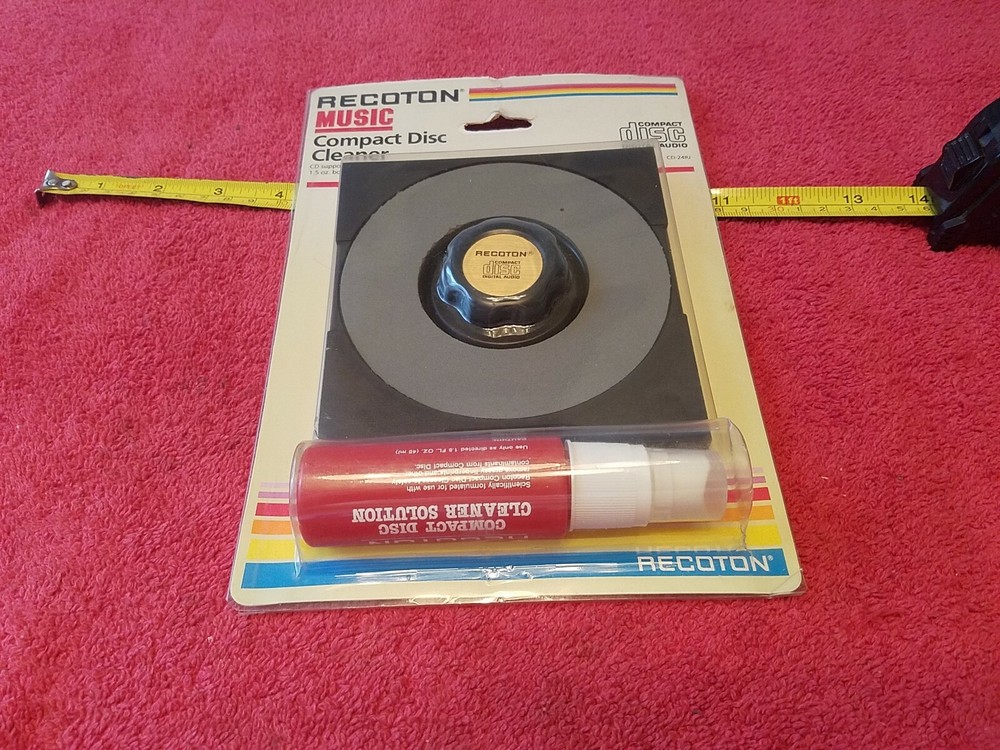 RECOTON MUSIC COMPACT DISC CLEANER CD-24RJ
