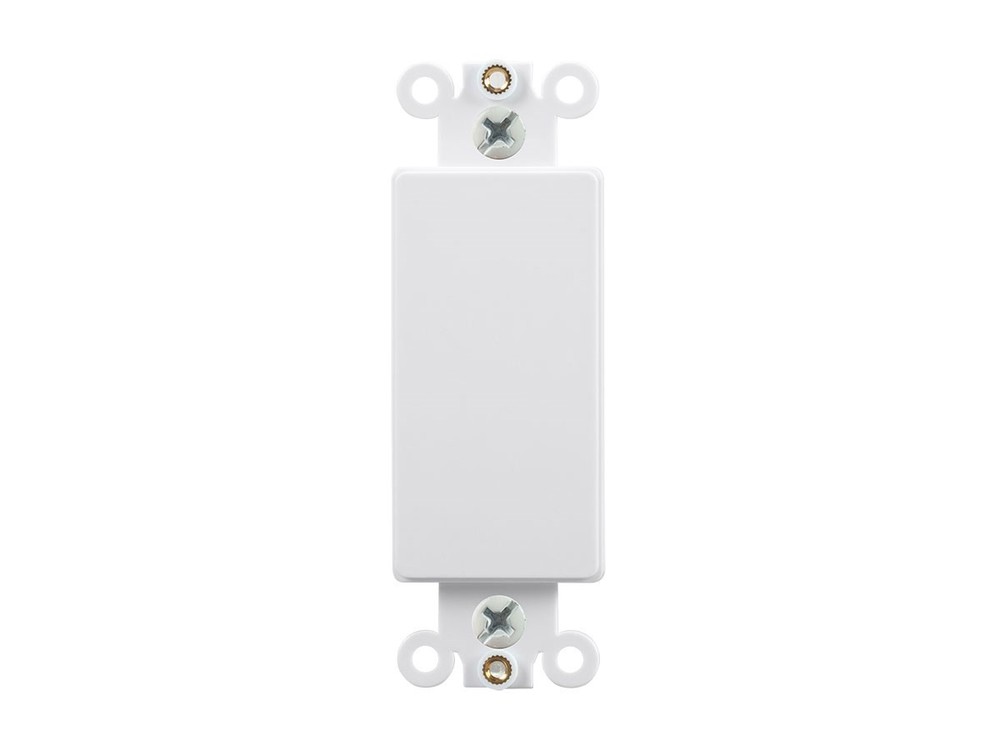Monoprice Blank Decor Insert - White  for Home ,Office, Personal Install