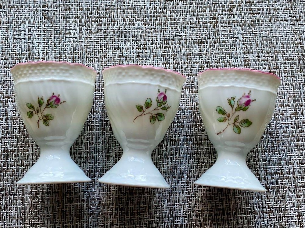 Richard Ginori Roselline Egg Stand 3 Set