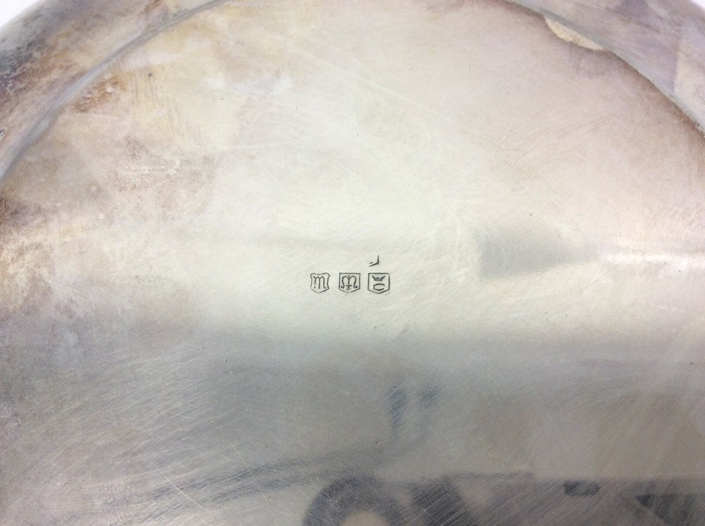 Used Meneses Orfebres Spain Kent Silversmith EP Brass Silverplate Serving Bowls