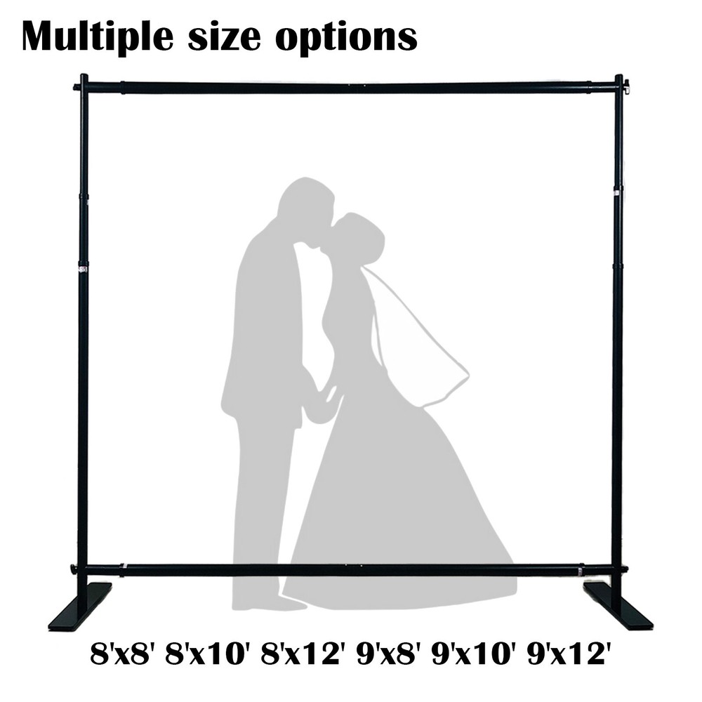 Wedding Party Background Stand Adjustable Sizing 5'x7'-8'x10' (Frame ONLY)
