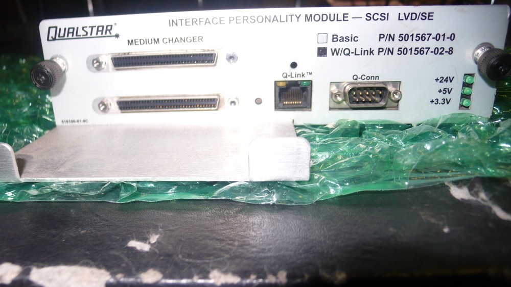 Qualstar 501567-02-8 SCSI Interface Module + Q-Link From RLS 8204 RORKE DATA