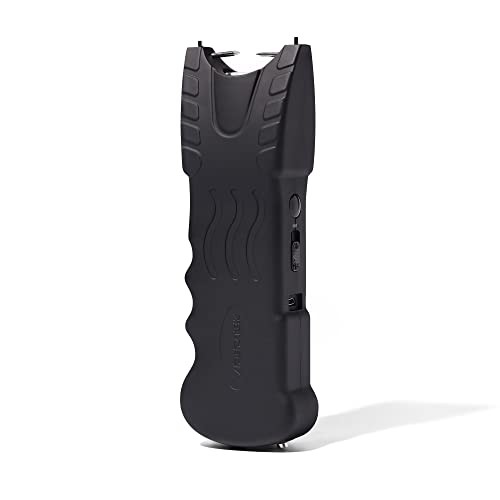 VIPERTEK Stun Gun with Safety Disable Pin LED Flashlight - Black