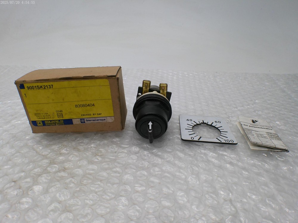 SQUARE D 9001SK2137 POTENTIOMETER NSMP