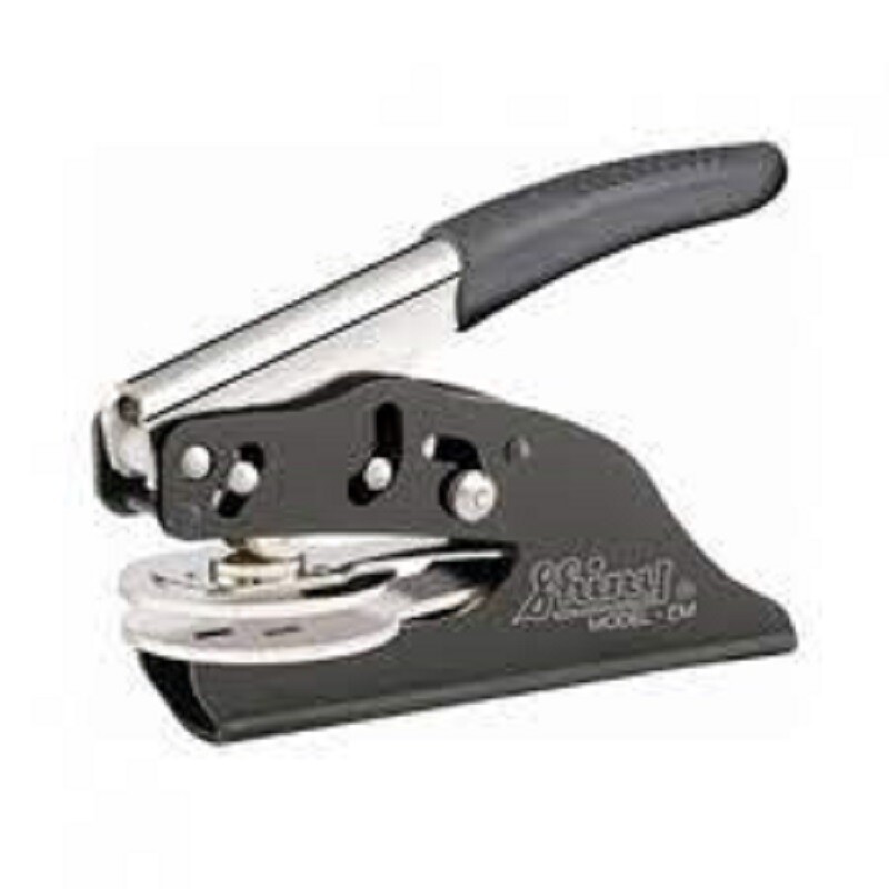 Custom Shiny Monogram Hand-Held Wedding Embosser Stamp-Monogram Embosser