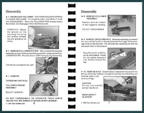 M1 Garand Manual Book Guide takedown direct from Gun-Guides Disassembly M1 USA
