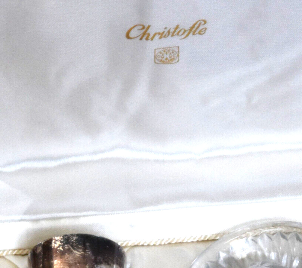 Christofle Paris Childs Orange Juice Set W/ Original Box NICE!