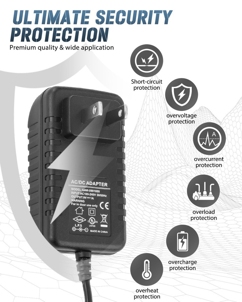 STRICH Guitar Effect Pedal &Power Supply Adapter, Multi Modulation True Bypass