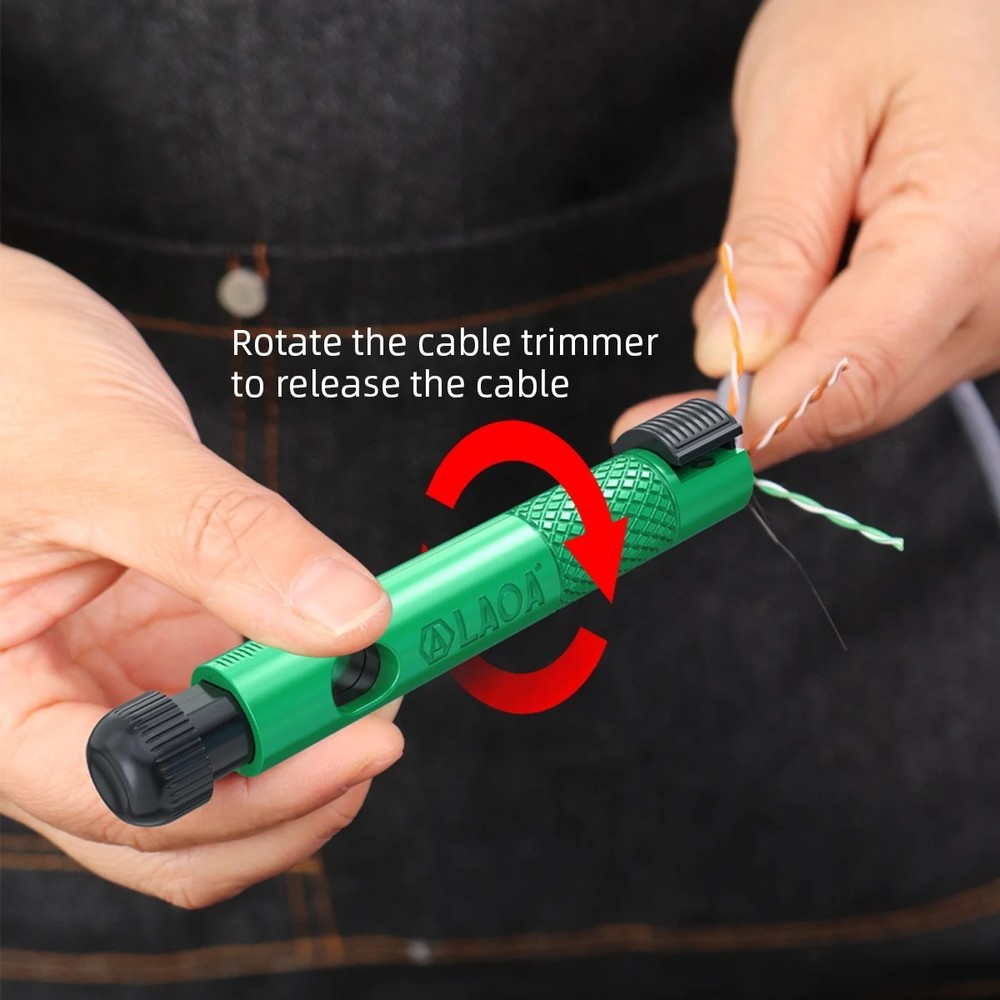 LAOA Pen-style network cable splitter/stripper for Cat 5/6/7/8.