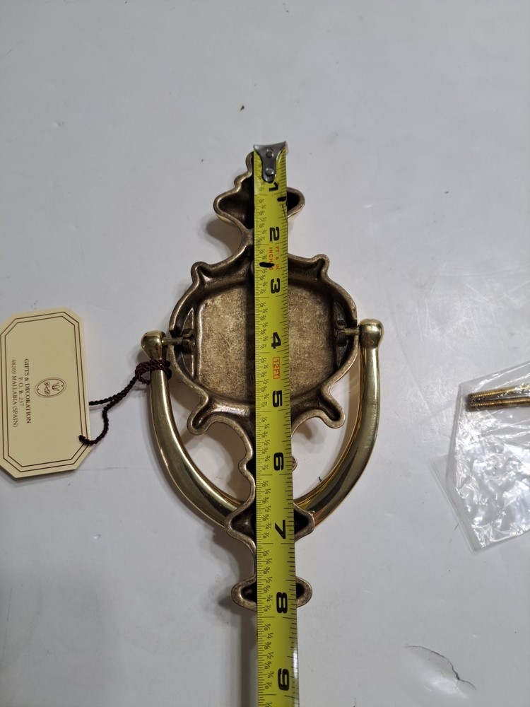Solid Brass Door Knocker With Engraving “Jones”
