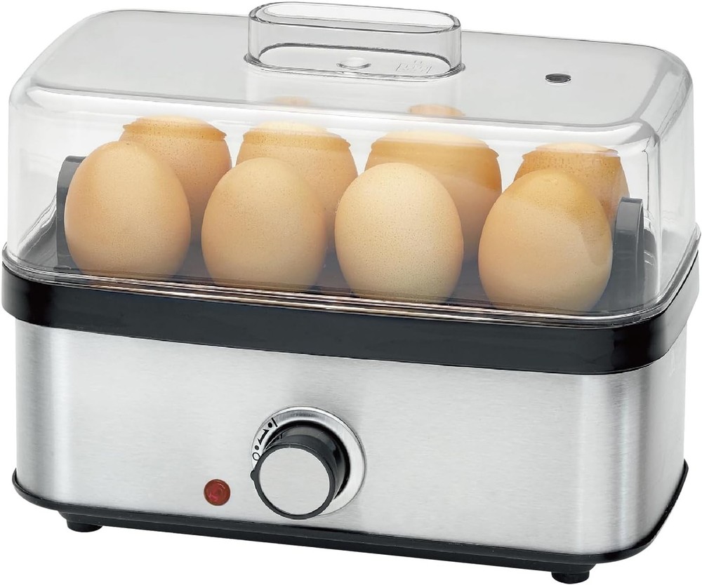 Rapid Electric Egg Cooker: 8 Egg Capacity for Perfectly Cooked Eggs Every Time