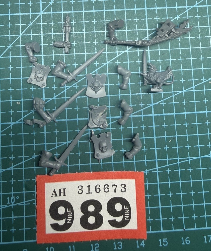 Empire State Troop Sword Shield Arm Bundle Bits Fantasy Old World Freeguild AoS