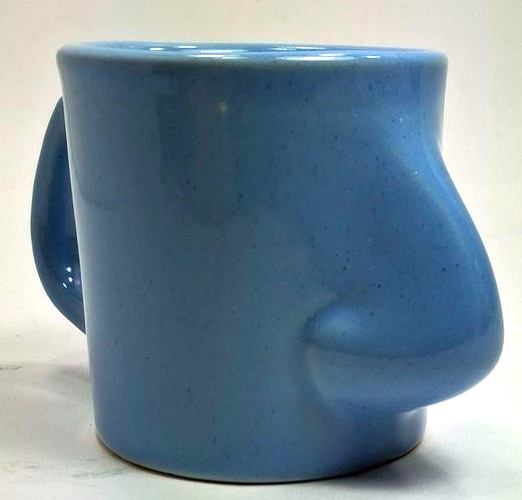 Vintage Hismanal JANSSEN Drug Rep Coffee Mug w/Nose Drug Advertisement RARE