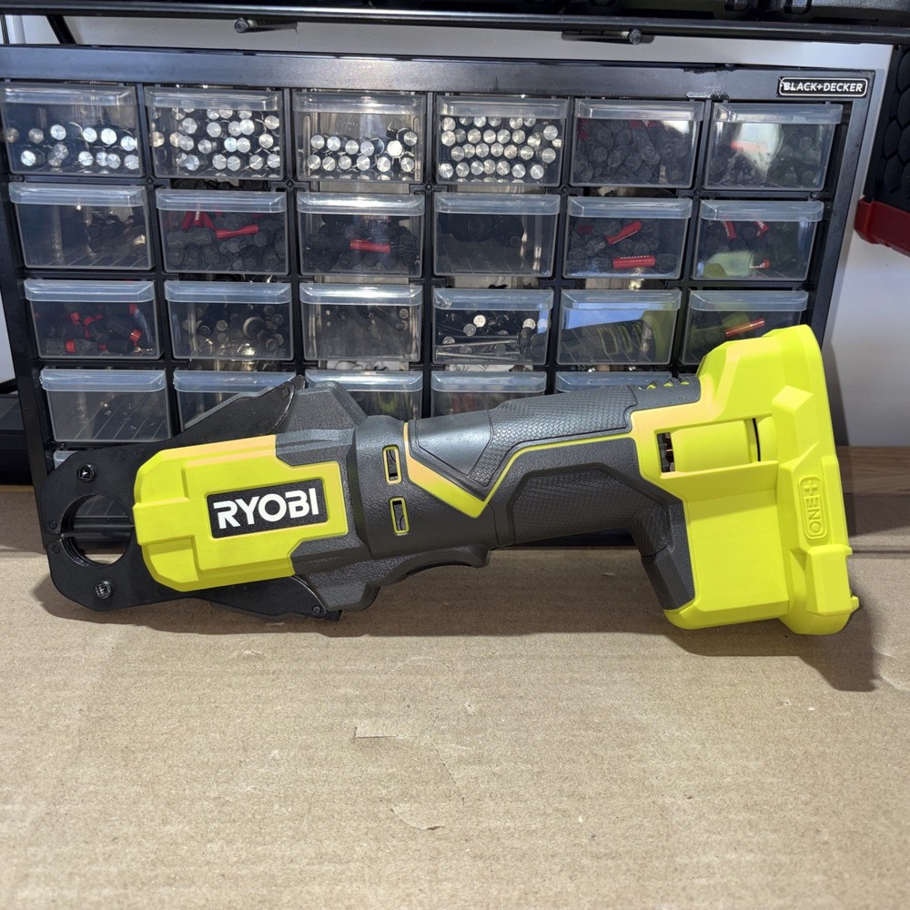 Crimp Ring Press Tool RYOBI 18-Volt ONE+ (Tool-Only) No Die Inserts or Gauge