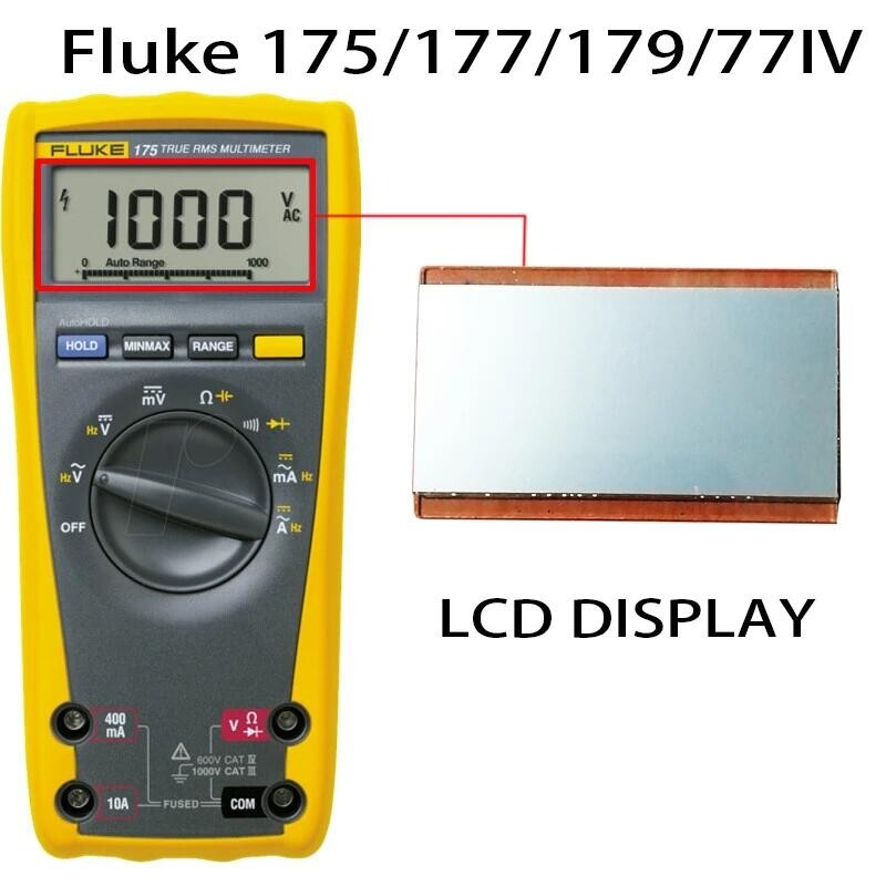 New Display LCD For Fluke 175 177 179 77IV True RMS Multimeter Repair screen
