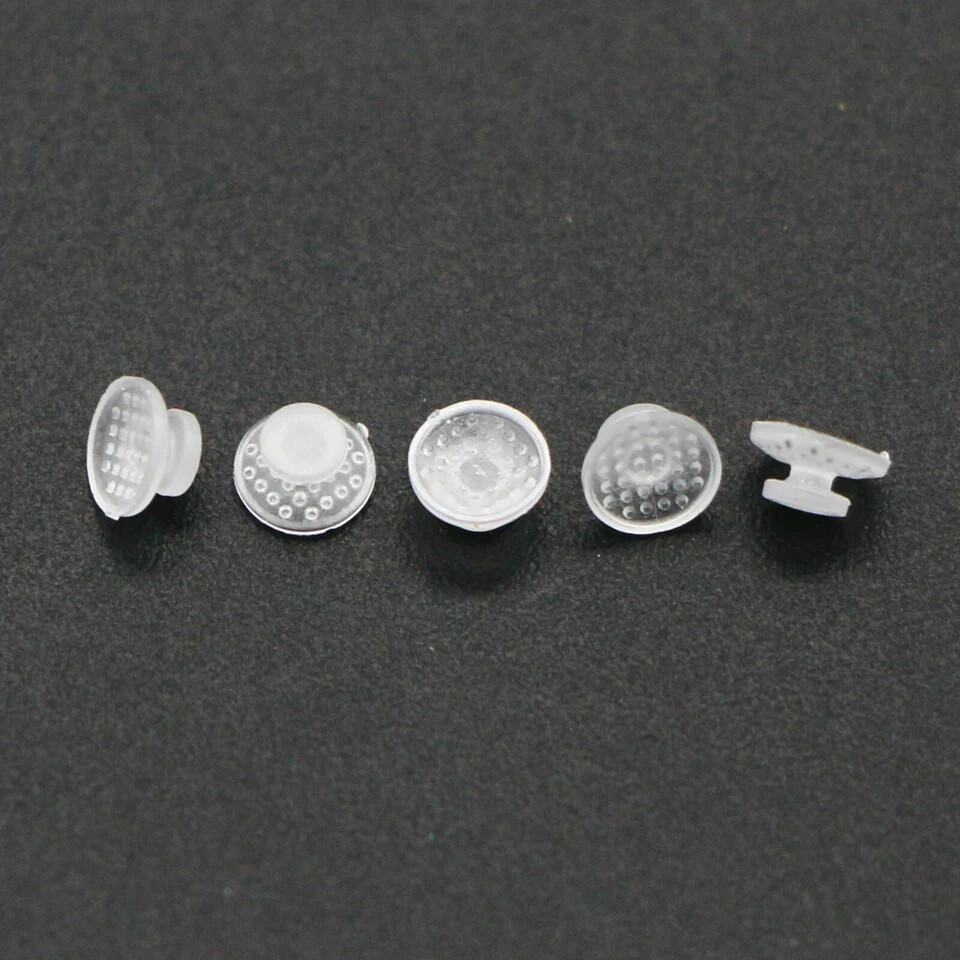 Dental Orthodontic Ceramic Clear Lingual Button Bondable Round Base 10Pcs/Pack