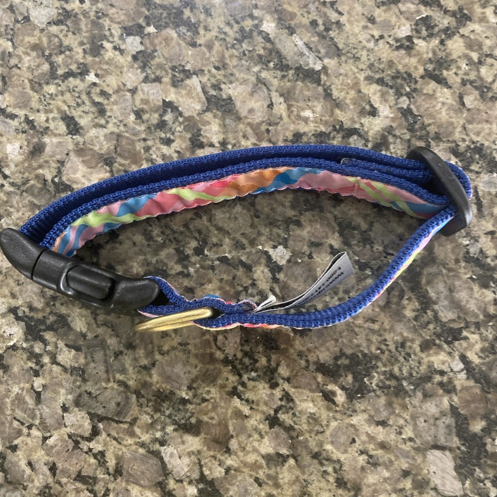 Up Country Dog Collar or Leash Multicolor Pattern Size Medium