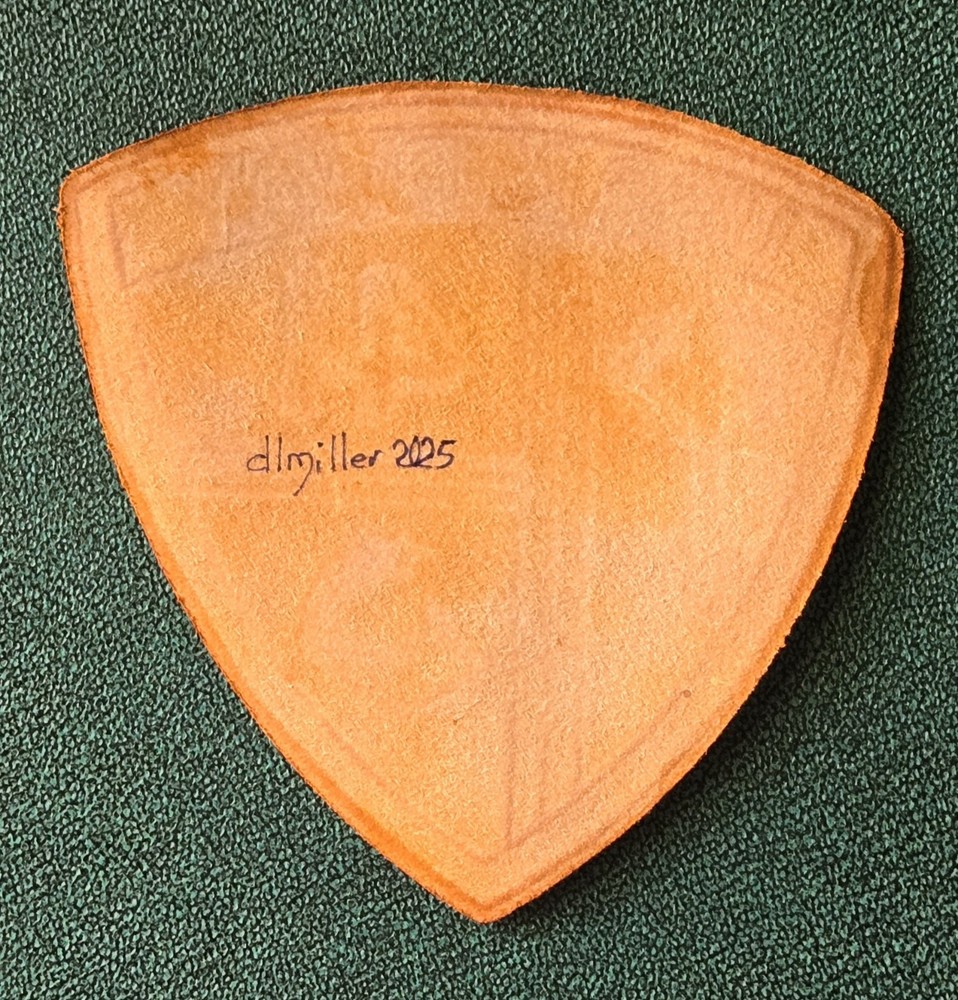 Leather USS Midway Navy Patch New