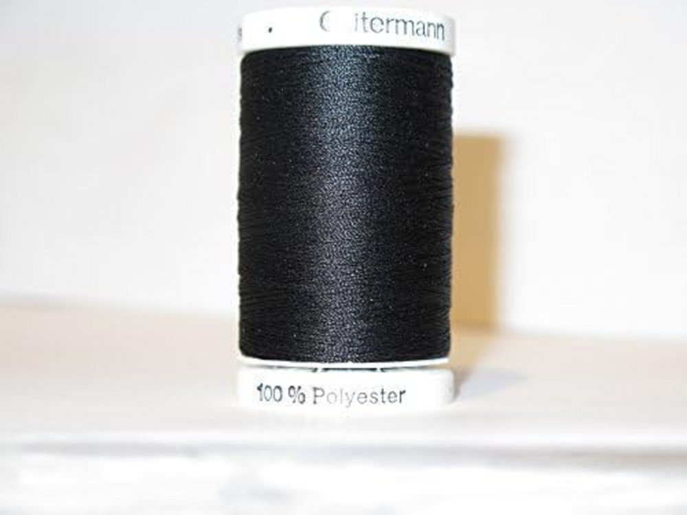 All Purpose 100% Polyester Sewing Thread – 3 Large Black Spools