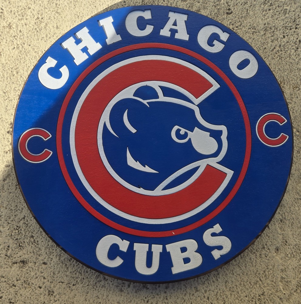 10' Handmade Chicago Cubs Sign