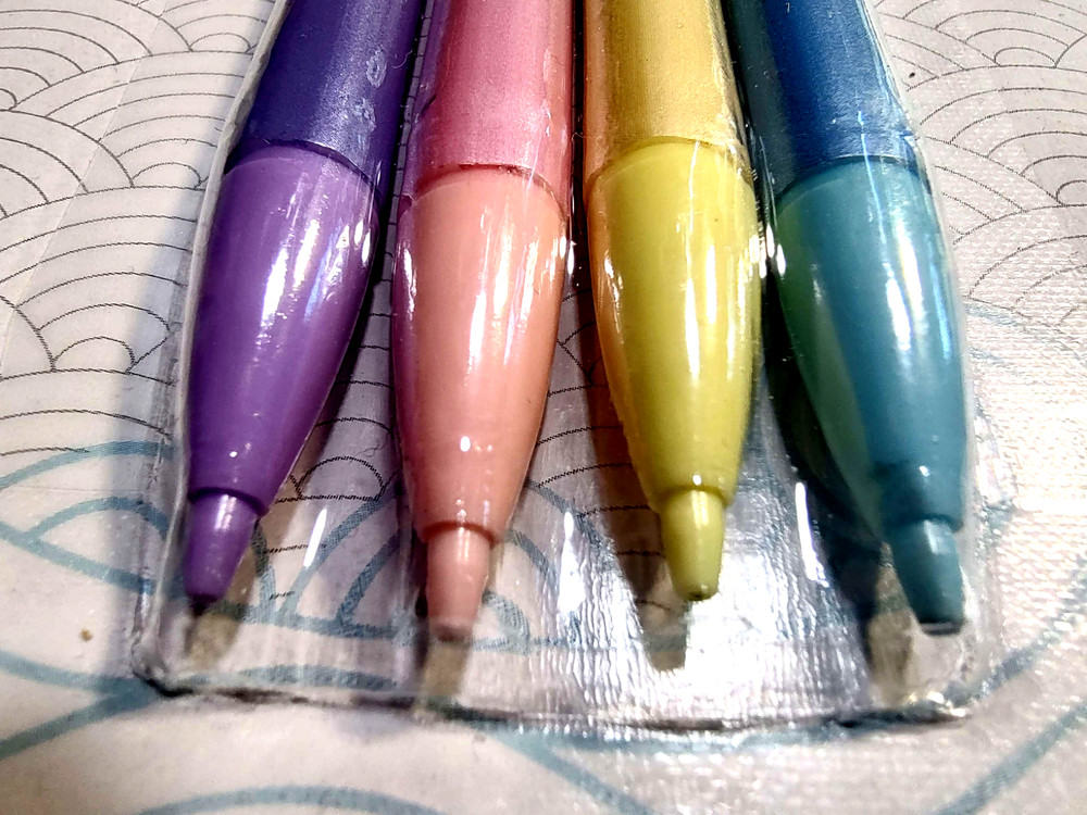 4ct Mechanical Pencils ~Refillable ~Medium 0.7 HB#2 ~Jot Multi Color