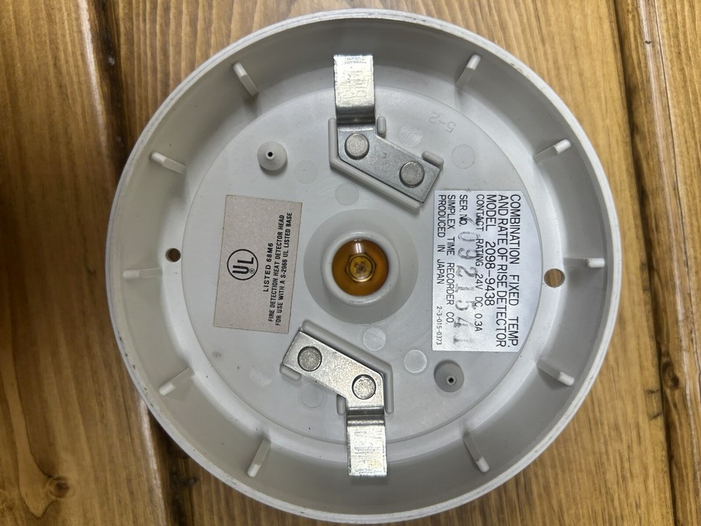 SIMPLEX 2098-9438 / 20989438 HEAT DETECTOR