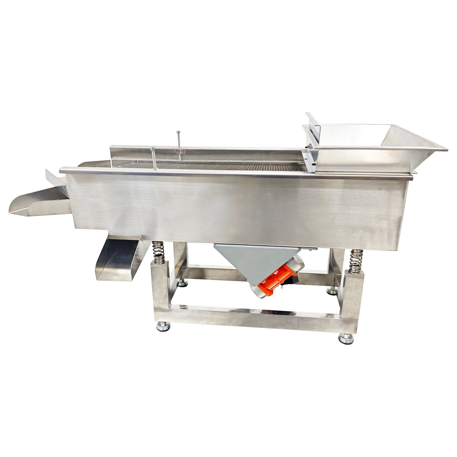 3-Layers 3/6/8mm Sieve 110V Full Stainless Steel Sifter Linear Vibrating Screen