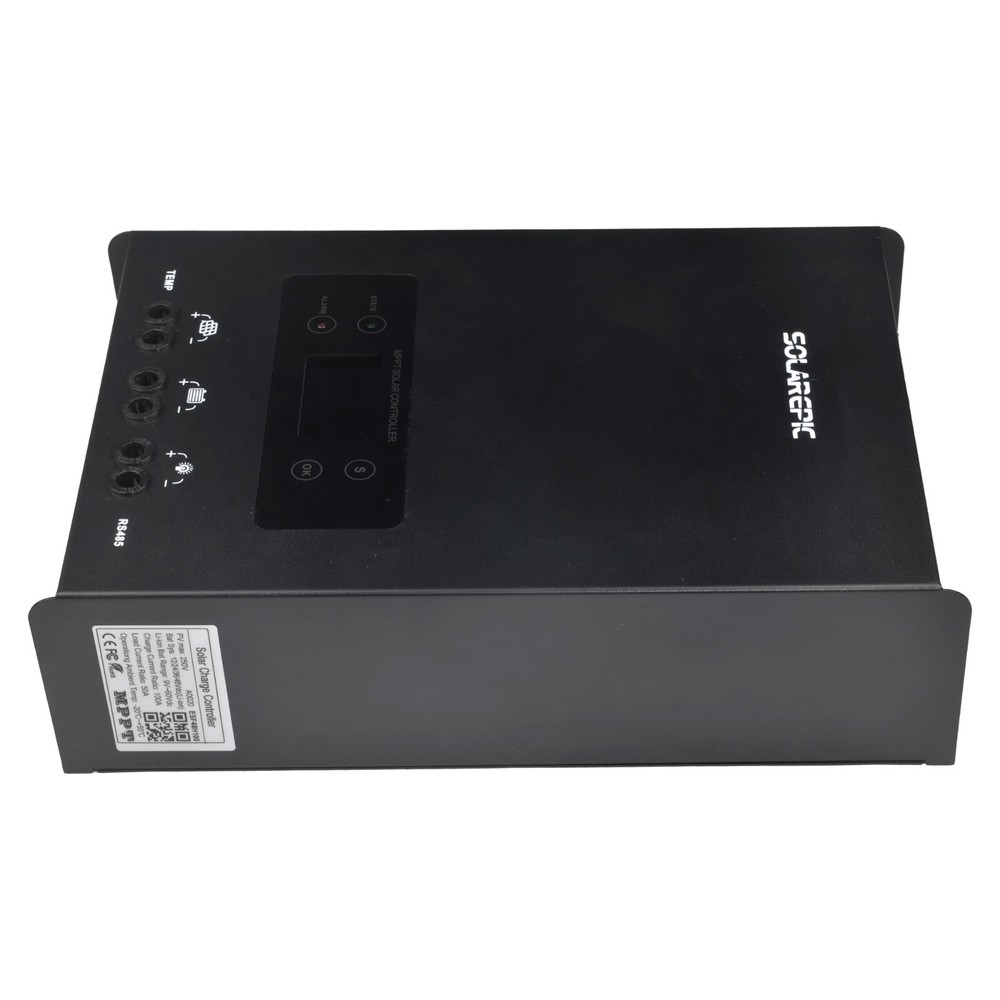 MPPT 100A Solar Controller 12V/24V/36V/48V Power Regulator 250V &Bluetooth BT-02