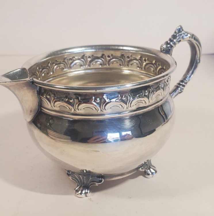 Wallace Silverplate Cream Pitcher Avalon Pattern 2834