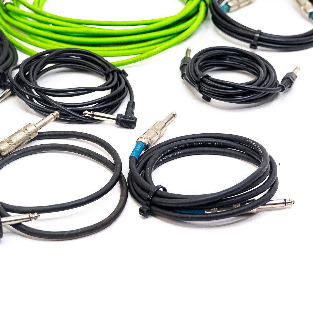 20-Pack Mix & Match Patch Cable Bundle – 1/4" TS, Longer Lengths