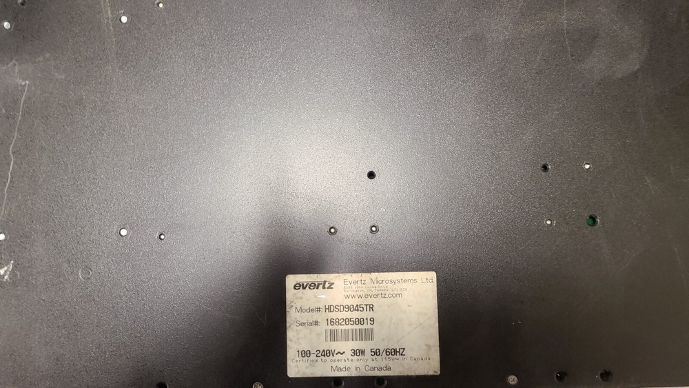 Evertz HD/SD 4:4:4 VANC Encoder HDSD9045TR