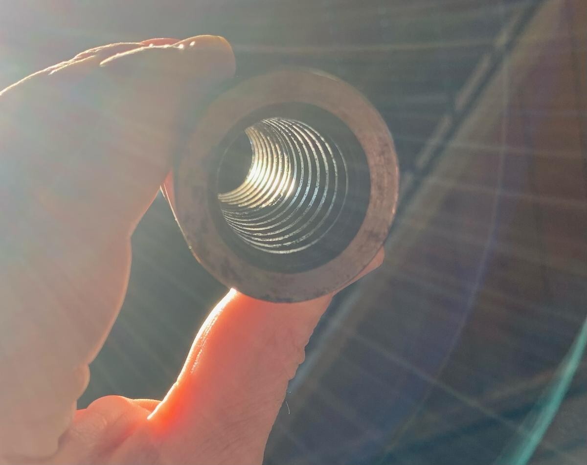 1" Coil Rod Coupling Coupler, 4.5" Long