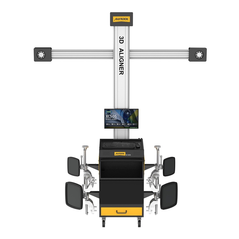 AUTOOL 3D Wheel Alignment Machine Wheel Aligner Aligning System For 4-Post Lifts