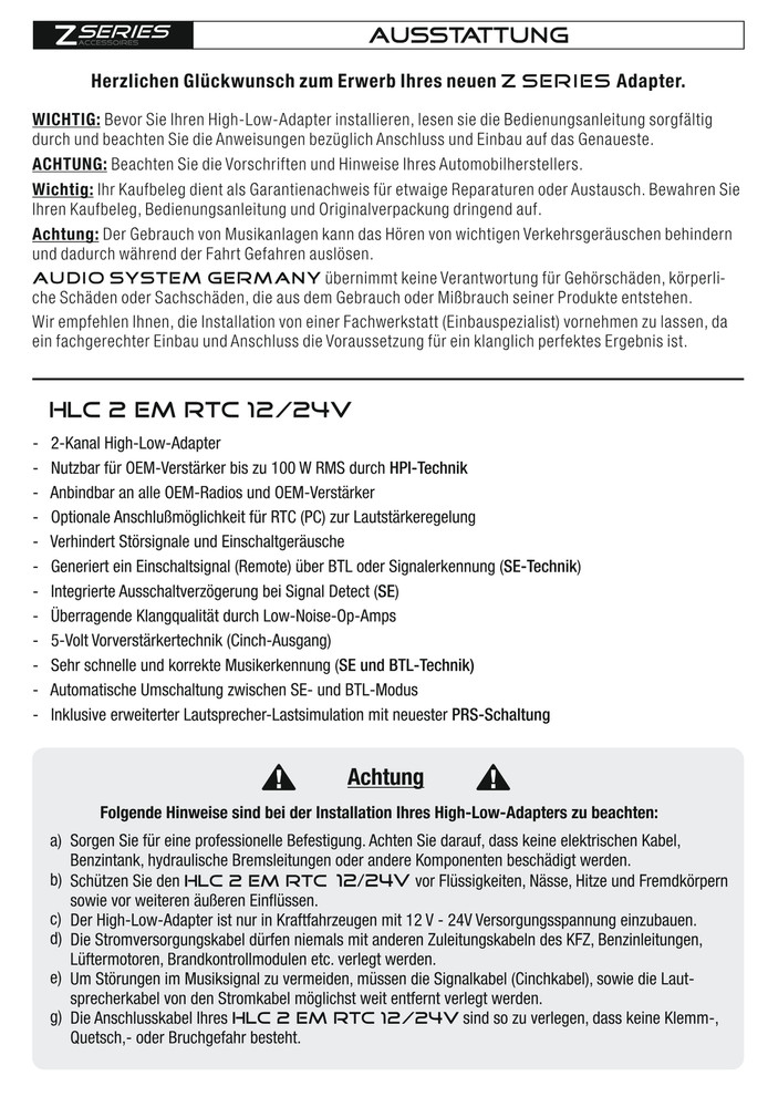 High Low Adapter Plug & Play Compatible With BMW X6 E71 2008 - 2014