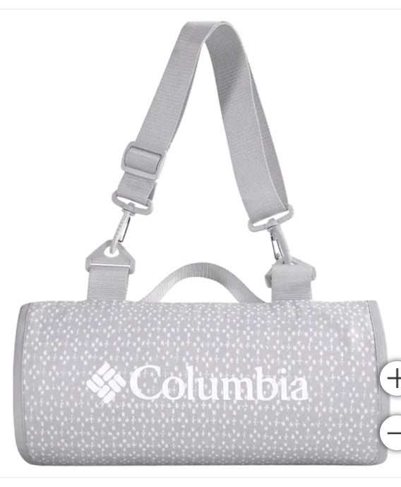 Columbia Outdoor Packable Reversible Blanket - GRAY * FAST SHIPPING *