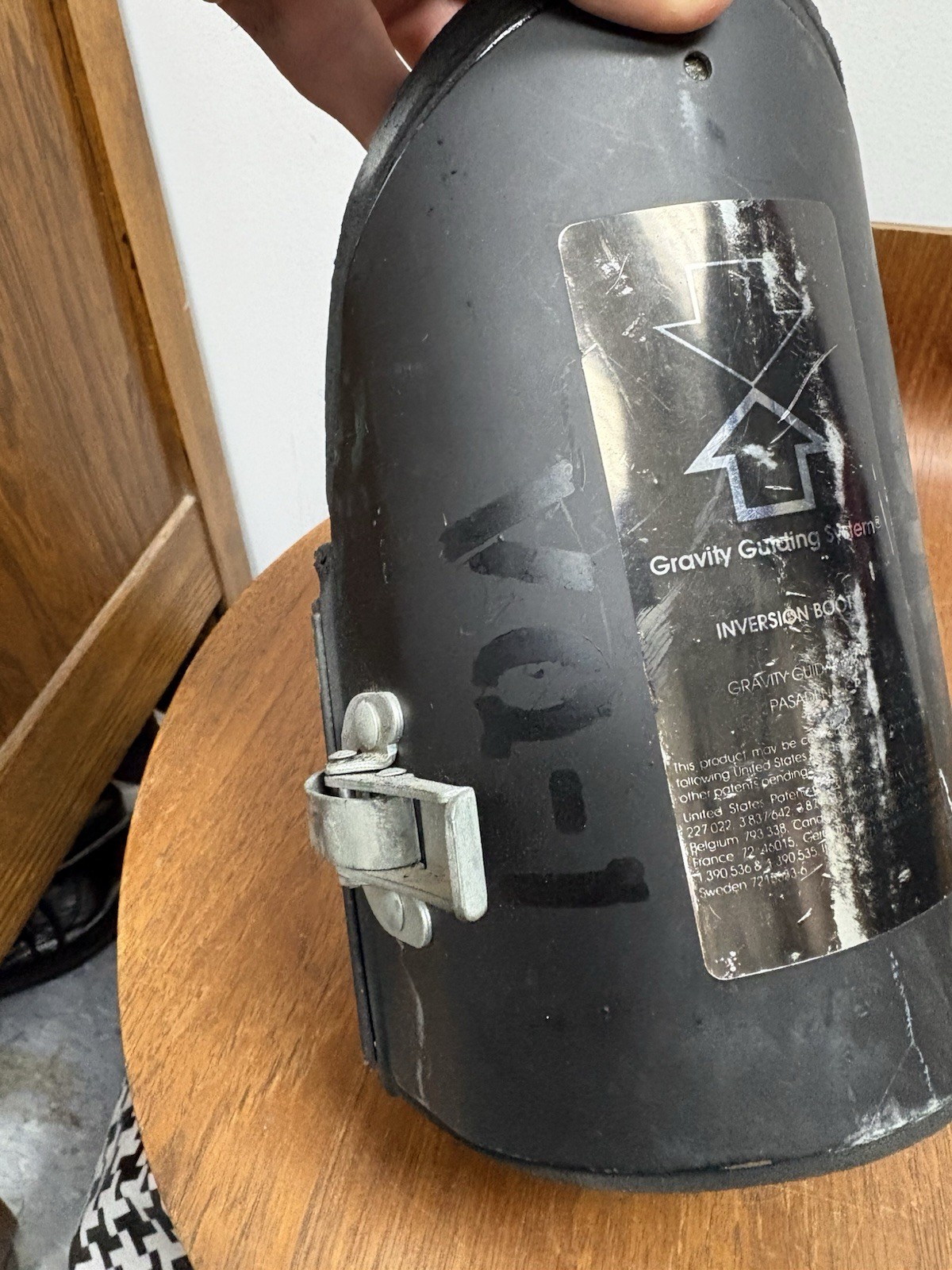 Vintage 1980’s Gravity Guiding System Metal Inversion Boots