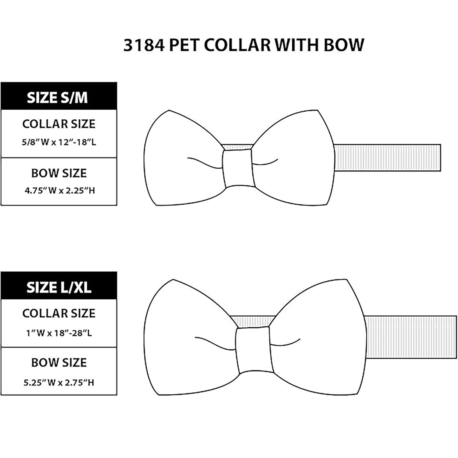 Pets First MLB Dog Collar with Removable Bow Tie - Adjustable Pet Collar