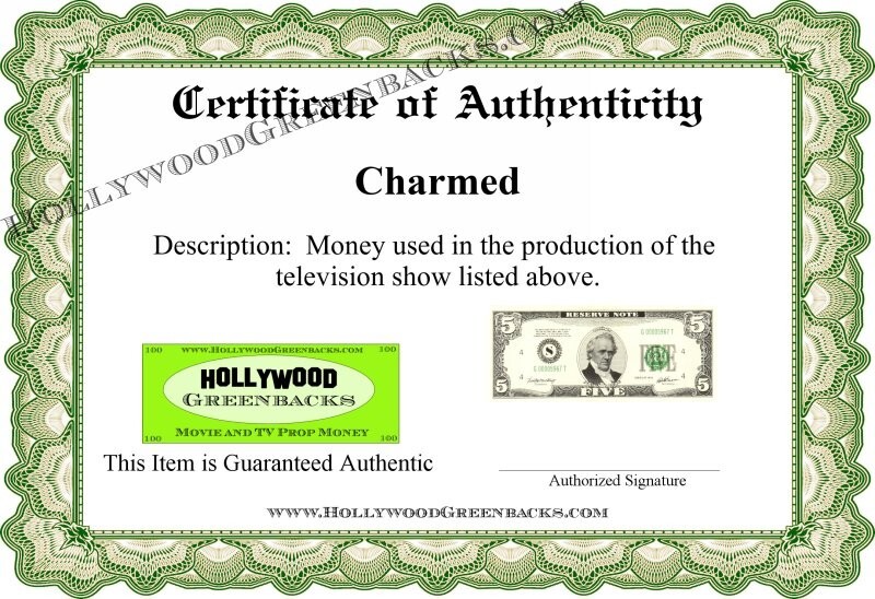 Charmed - $5 Prop Bill