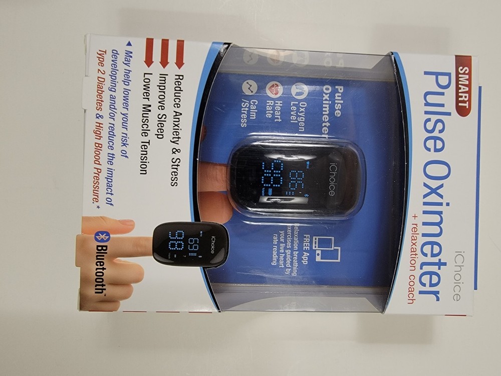 iChoice Smart Pulse Oximeter+relaxation coach